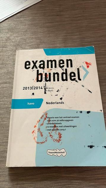 Examenbundel Nederlands - 2013/2014 havo Nederlands