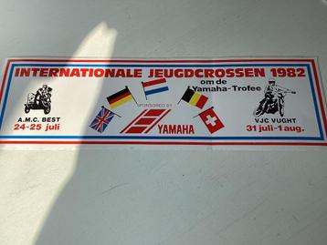 Sticker Internationale Jeugdcrossen 1982 (Yamaha/motorcross)