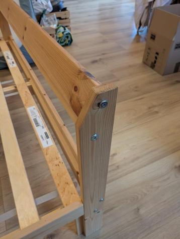 IKEA NEIDEN bedframe + LUROY lattenbodem (slatted base) - afbeelding 3 IKEA NEIDEN bedframe + LUROY lattenbodem (slatted base) - afbeelding 3