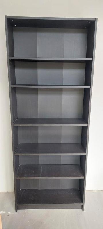 Billy boekenkast Ikea zwart/donkerbruin - afbeelding 2 Billy boekenkast Ikea zwart/donkerbruin - afbeelding 2