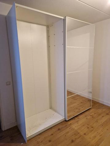 2 IKEA PAX Basiselement kledingkast, wit, 100x58x236 cm - afbeelding 4 2 IKEA PAX Basiselement kledingkast, wit, 100x58x236 cm - afbeelding 4