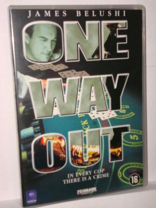DVD - One Way Out met James Belushi en Angela Featherstone, Cd's en Dvd's, Dvd's | Actie, Zo goed als nieuw, Actiethriller, Vanaf 16 jaar