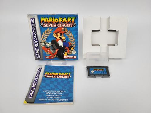 Mario Kart Super Circuit Nintendo Game Boy Advance GBA CIB, Spelcomputers en Games, Games | Nintendo Game Boy, Gebruikt, Ophalen of Verzenden