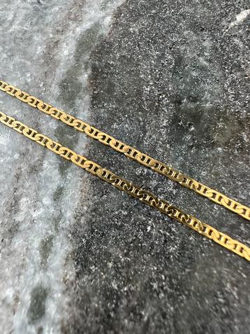Prachtige 14k gouden Anker ketting 51 cm lang 
