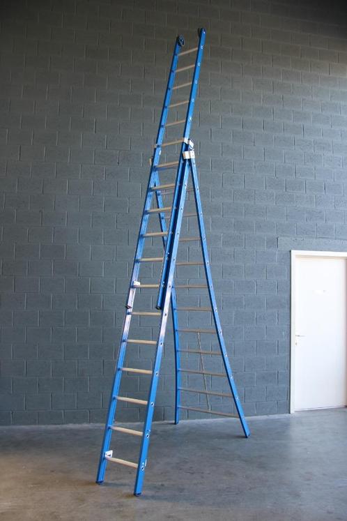 Nieuwe ASC reformladder 3x12 treden, Doe-het-zelf en Verbouw, Ladders en Trappen, Nieuw, Ladder, 4 meter of meer, Opvouwbaar of Inschuifbaar