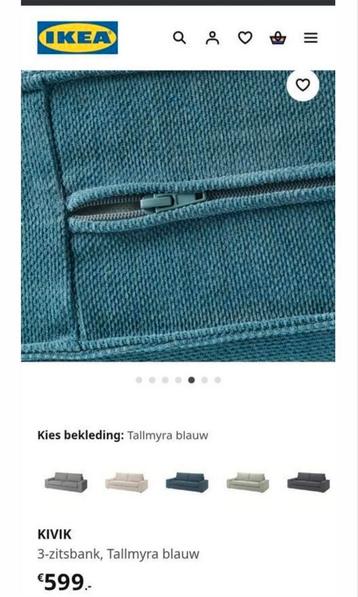 Ikea Kivik driezitsbank - afbeelding 2 Ikea Kivik driezitsbank - afbeelding 2