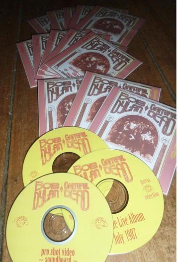  Bob Dylan & the Dead - San Rafael June 1987 2x5 MiniLP/CD -