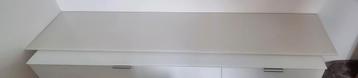 Besta Glasplaat 180x40 - Wit - afbeelding 1 Besta Glasplaat 180x40 - Wit - afbeelding 1