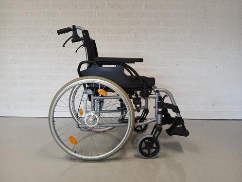 Inklapbare rolstoel (Breezy UniX²)Handremmen voor begeleider, Diversen, Rolstoelen, Gebruikt, Ophalen of Verzenden
