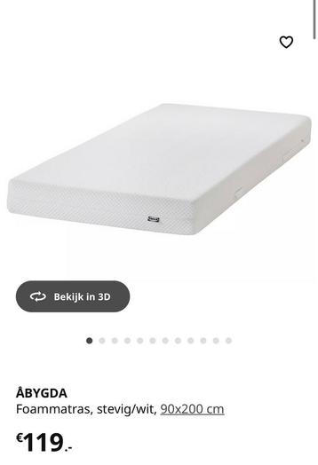 Malm IKEA bed met ÅBYGDA matras - afbeelding 6 Malm IKEA bed met ÅBYGDA matras - afbeelding 6