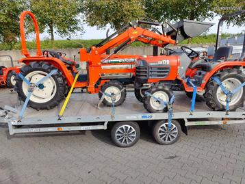 Diverse Minitrekker s 4 wd of 2wd met voorlader of zonder 