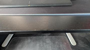 2x Stevig IKEA Bureau Zwart met Verstelbare Witte Poten - afbeelding 2 2x Stevig IKEA Bureau Zwart met Verstelbare Witte Poten - afbeelding 2