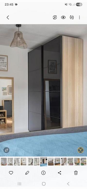 Ikea Pax Schuifdeuren Zwart Glans - 150x236cm (4 stuks) - afbeelding 3 Ikea Pax Schuifdeuren Zwart Glans - 150x236cm (4 stuks) - afbeelding 3