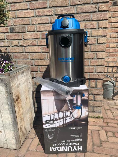 Nieuwe Hyundai water stofzuiger 30 liter 57716FF 1400W, Doe-het-zelf en Verbouw, Reinigingsmachines, Nieuw, Waterstofzuiger, Ophalen of Verzenden