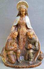 Jaren 40 - 50 Maria Madonna Draak Beeld Sculptuur Beesel