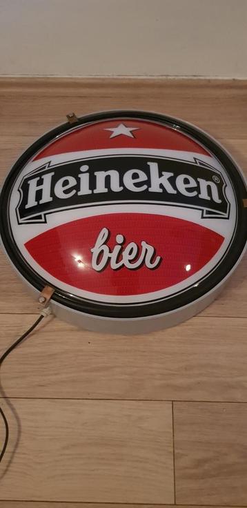Heineken bier lichtbak  jaren 60 Verlichting lamp licht  