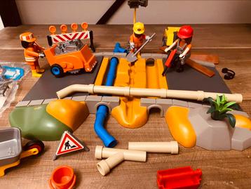 Playmobil uitgebreide set wegwerkers!