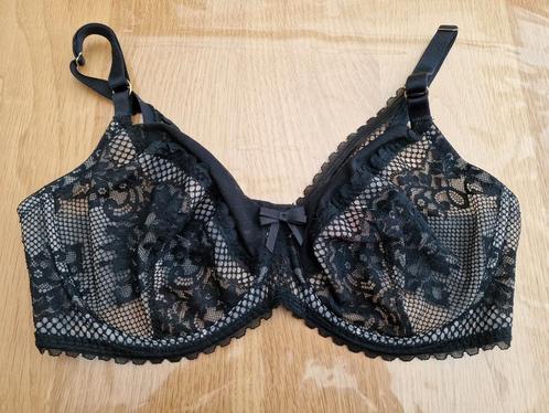 ZGAN Beugel BH Hunkemöller 80F doorschijnend met kant, Kleding | Dames, Ondergoed en Lingerie, BH, Zwart, Ophalen of Verzenden