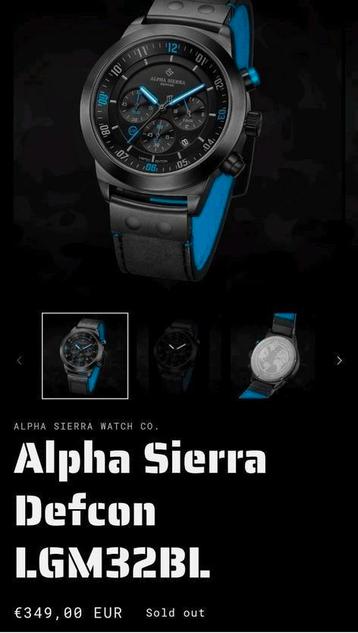 Alpha Sierra limited edition horloge