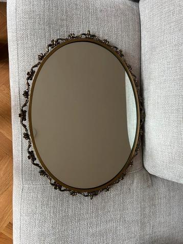 Prachtige spiegel messing ZGAN 67cm bij 53cm