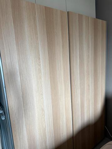 Ikea pax Schuifdeuren Hout - 2 stuks (75cm) - afbeelding 1 Ikea pax Schuifdeuren Hout - 2 stuks (75cm) - afbeelding 1
