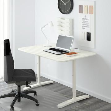 IKEA BEKANT tafelblad en onderstel, wit, 12080 cm - afbeelding 7 IKEA BEKANT tafelblad en onderstel, wit, 12080 cm - afbeelding 7