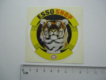 sticker Esso shop tijger retro oil olie 