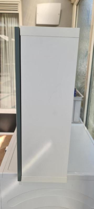 Ikea BESTÅ Kastencombinatie voor wandmontage, wit/lichtgroen - afbeelding 2 Ikea BESTÅ Kastencombinatie voor wandmontage, wit/lichtgroen - afbeelding 2