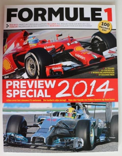 F1 Formule 1 Preview Special 2014 seizoengids, Vettel Alonso, Verzamelen, Automerken, Motoren en Formule 1, Zo goed als nieuw