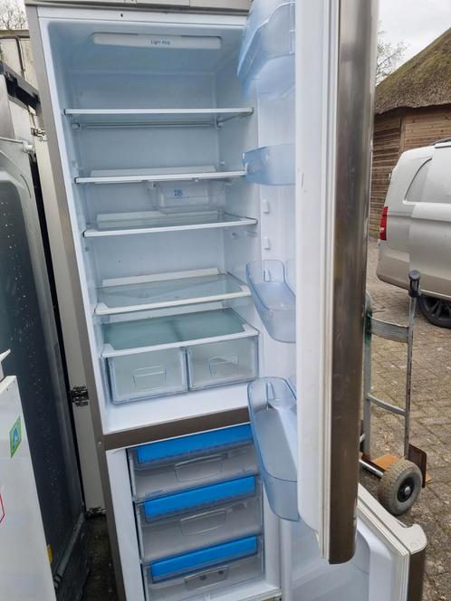 Inruilkoopje Indesit rvs koelvries met 3 vriesladen onder A+, Huis en Inrichting, Keuken | Keukenbenodigdheden, Gebruikt, Ophalen