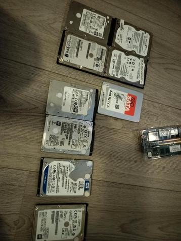 2gb ddr3 werkgeheugen, hdd en ssd