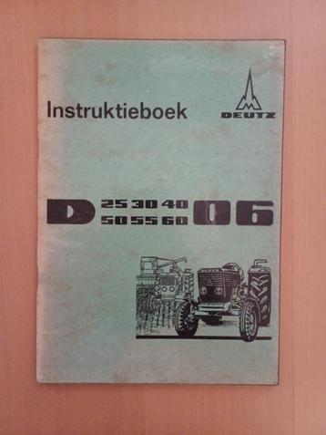Instruktieboek Deutz D2506, 3006, 4006, 5006, 5506 en 6006