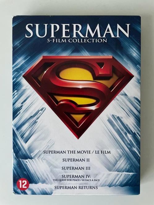 🆓BEZORGD 5 DVD’s Superman 5-Film Collection NL Ondertitels, Cd's en Dvd's, Dvd's | Klassiekers, Zo goed als nieuw, Ophalen of Verzenden