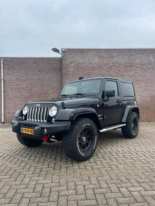 Jeep Wrangler 3.6 V6 284pk 2D Aut. 2017 Zwart Alle Opties, Auto's, Jeep, Particulier, Wrangler, 4x4, ABS, Achteruitrijcamera, Adaptieve lichten