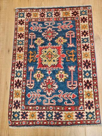 Handgeknoopt oosters tapijt kazak 86x59