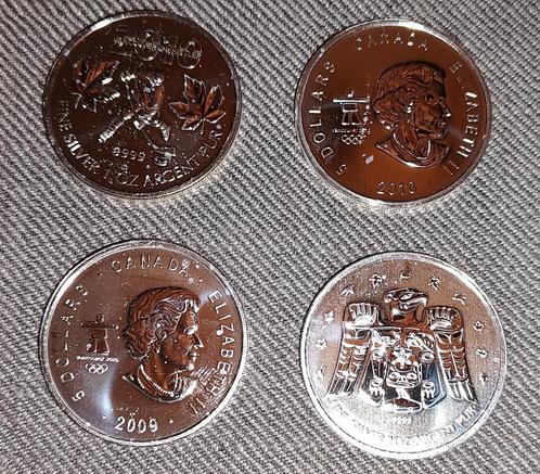 Maple leaf zilver olympic editions 2009/2010, Postzegels en Munten, Munten | Amerika, Losse munt, Noord-Amerika, Zilver, Ophalen of Verzenden