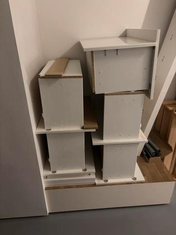 Ikea Besta lades, frontjes hoogglans wit & glazen fronten - afbeelding 1 Ikea Besta lades, frontjes hoogglans wit & glazen fronten - afbeelding 1