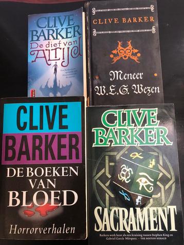 Clive Barker - Set van 4 boeken (2)