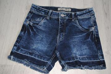 Denim short, Pocopiano, meisje, korte broek, jeans, mt 152
