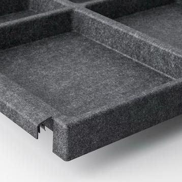 IKEA IVAR Plank, donkergrijs/vilt, 83x50 cm, 2 stuks, nieuw - afbeelding 2 IKEA IVAR Plank, donkergrijs/vilt, 83x50 cm, 2 stuks, nieuw - afbeelding 2