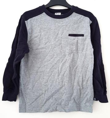 Gymboree longsleeve grijs/navy maat 104 *NIEUW* (0795) a