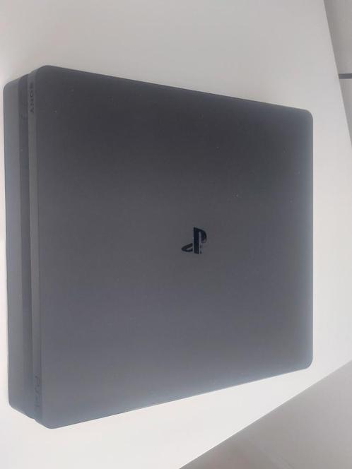 Ps4 slim-1TB+scuff controller+5 spellen, Spelcomputers en Games, Spelcomputers | Sony PlayStation 4, Zo goed als nieuw, Slim, Met 1 controller