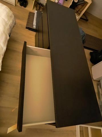 Malm ladekast ikea zwart bruin - afbeelding 6 Malm ladekast ikea zwart bruin - afbeelding 6