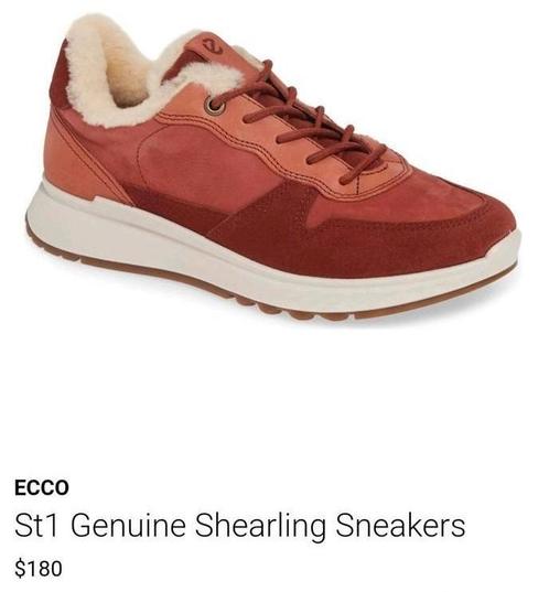 Ecco sneakers, maat 38, wol gevoerd, Kleding | Dames, Schoenen, Zo goed als nieuw, Sneakers of Gympen, Overige kleuren, Verzenden