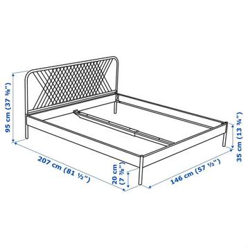140x200 bedframe - afbeelding 4 140x200 bedframe - afbeelding 4