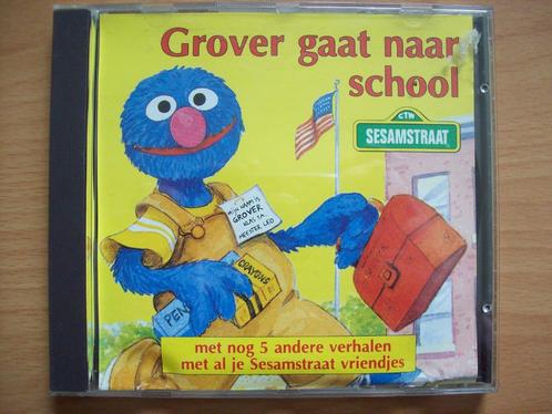 Sesamstraat: Grover Gaat Naar School (Met nog 5 andere verha, Cd's en Dvd's, Cd's | Kinderen en Jeugd, Zo goed als nieuw, Verhaal of Sprookje