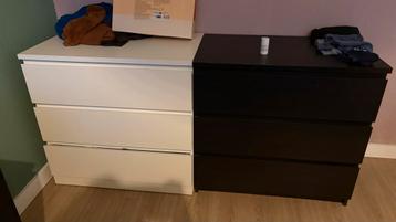 Twee IKEA Malm kasten - afbeelding 1 Twee IKEA Malm kasten - afbeelding 1