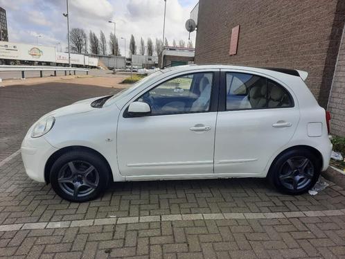 Nissan Micra 1.2 72KW 5DR 2012 Wit, Auto's, Nissan, Particulier, Micra, Airbags, Airconditioning, Bluetooth, Cruise Control, Navigatiesysteem