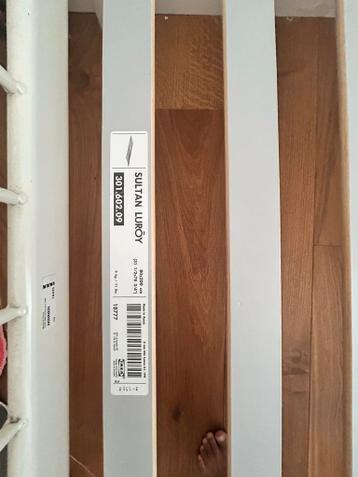 Ikea Sultan Luroy Bedframe - Wit Metaal - afbeelding 8 Ikea Sultan Luroy Bedframe - Wit Metaal - afbeelding 8