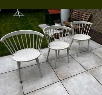 Set 3 Pastoe Nesto Fanett spijlen stoelen  vintage retro 60